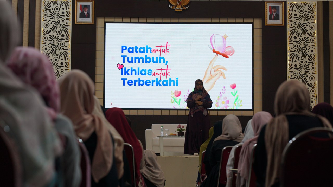 Woman holding donation box